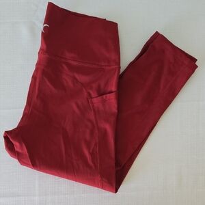 ZYIA Active Red Leggings